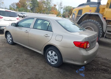 2009 Toyota Corolla Le from USA, damaged, VIN 1NXBU40E79Z122565